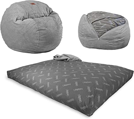 CordaRoy's Adult Bean Bag Bed that converts to a chair