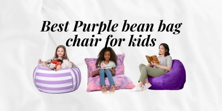 Best Purple bean bag chair for kids: 4 children Friendly Options They love