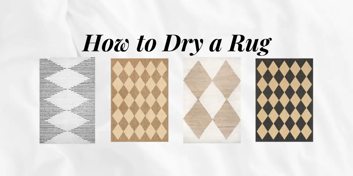 How to Dry a Rug