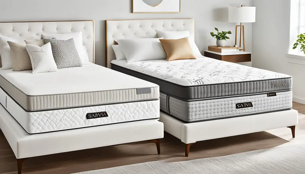 Saatva and Saatva Latex Hybrid mattresses